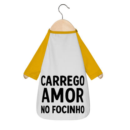 Carrego Amor no Focinho - Camisa Pet