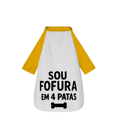 Sou Fofura em 4 Patas - Camisa Pet