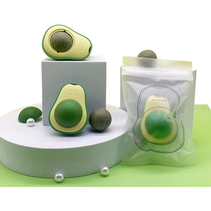 Abacate De Brinquedo Para Gatos Com Catnip Erva Gato Natural
