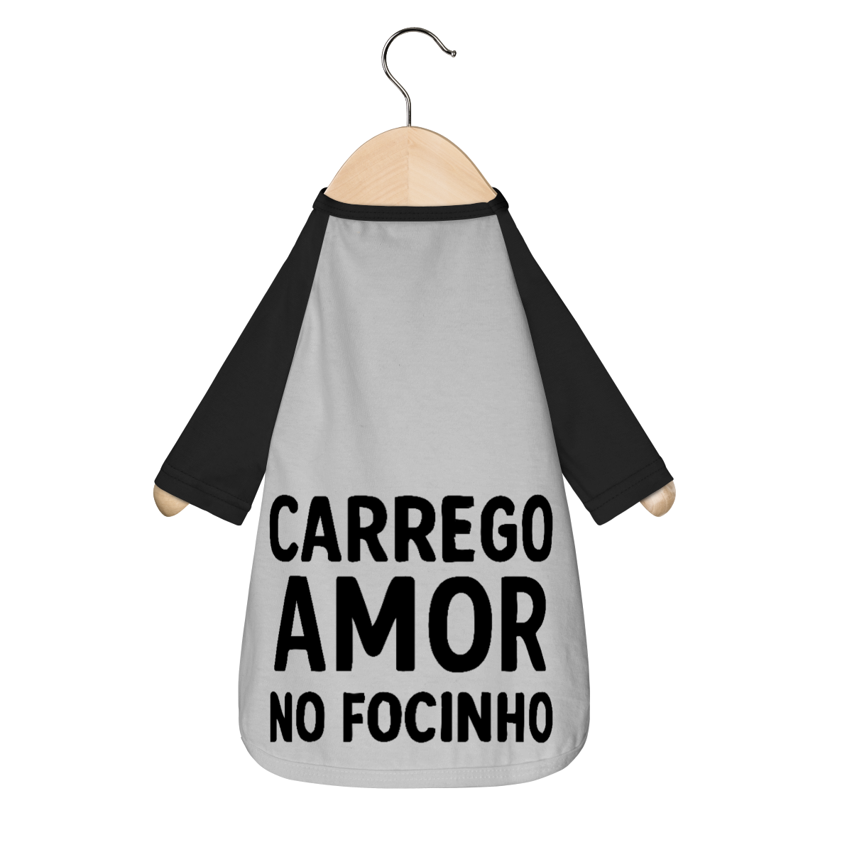 Carrego Amor no Focinho - Camisa Pet