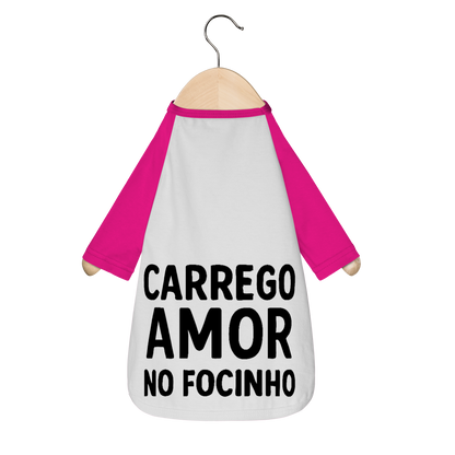 Carrego Amor no Focinho - Camisa Pet