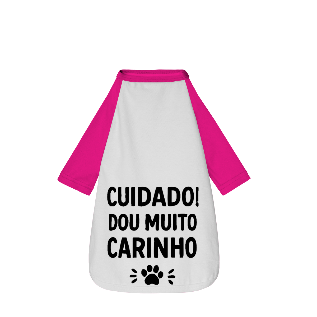 Cuidado! Dou Muito Carinho - Camisa pet