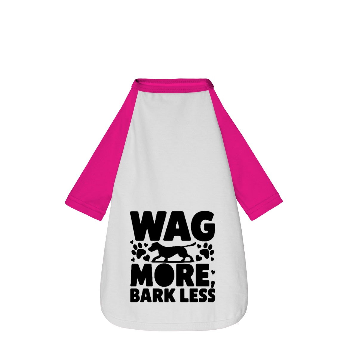 Wag More Bark Less - Camisa Pet