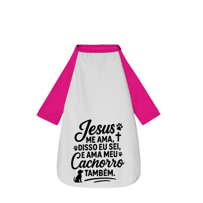Jesus Nos Ama - Camisa Pet