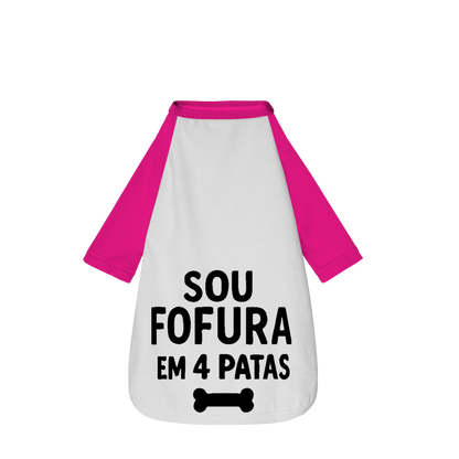 Sou Fofura em 4 Patas - Camisa Pet